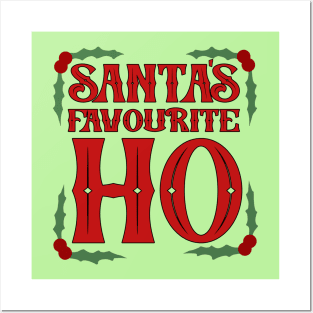 Santa's favourite HO Posters and Art